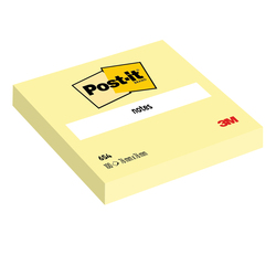 BLOCCO 100fg Post-itR Giallo Canary 76x76mm 654