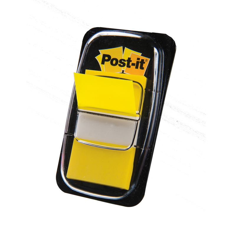 SEGNAPAGINA Post-itR 680-5 GIALLO 25.4X43.6MM 50FG INDEX