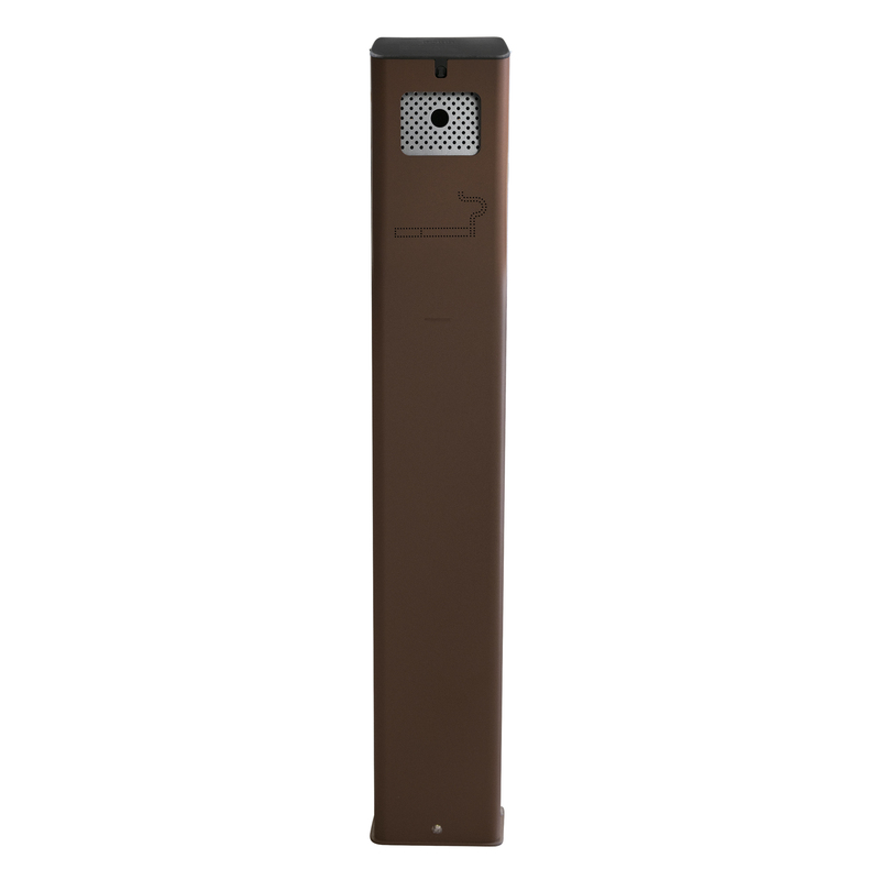 posacenere a colonna con serratura  corten Stilcasa