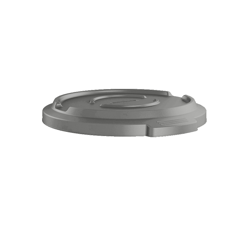 Coperchio grigio per pattumiera Cestone Titan 120 Lt  Rotho