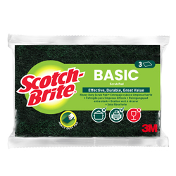 PACK 3 Spugne solo fibra Basic SCOTCH BRITER