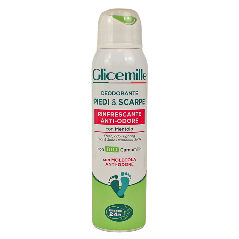 Deodorante spray piedi e scarpe Glicemille 150ml