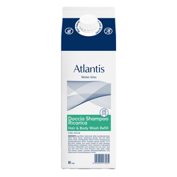 Ricarica doccia shampoo 2in1 Atlantis 1L Beauty Escape
