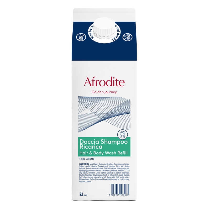 Ricarica doccia shampoo 2in1 Afrodite 1L Beauty Escape