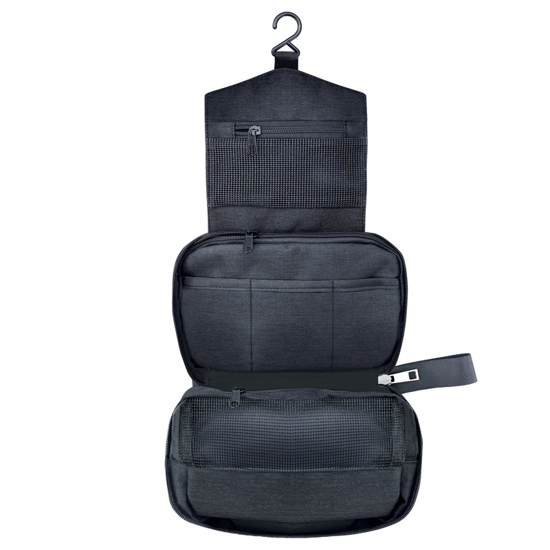Beauty case appendibile Explora 52x22cm (aperto)  nero Lebez