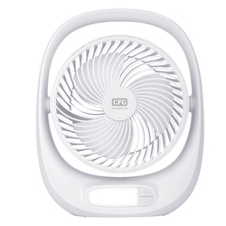 Ventilatore da tavolo ricaricabile KIMONO  con LED
