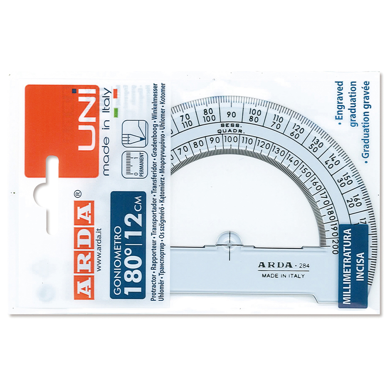 GONIOMETRO UNI ARDA 180  12CM
