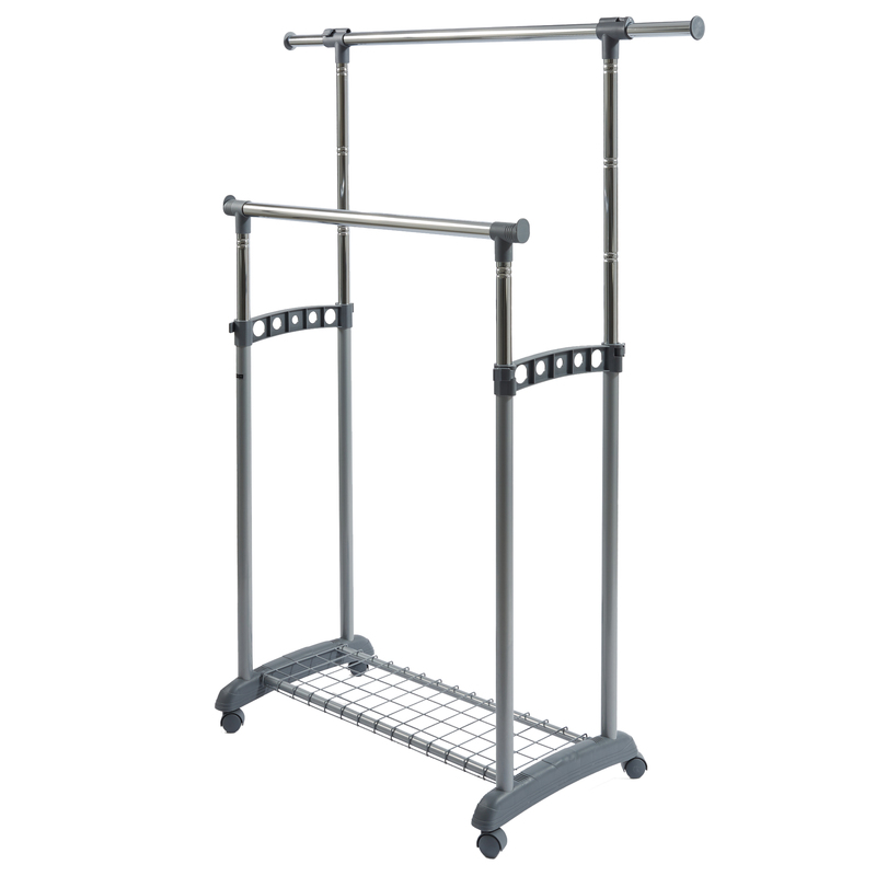 Appendiabiti su ruote Gastone 2 barre Perfetto