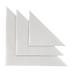 10 BUSTE ADESIVE TASCA TR 13 TRIANGOLARE 13X13CM