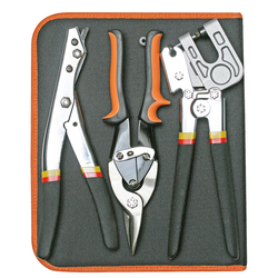 Kit con 3 attrezzi per cartongessoe 10 inserti per viti Fischer Darex