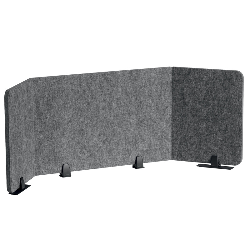 Pannello divisorio da scrivania EFFECT 160 pieghevole in feltro 1,6 m Durable