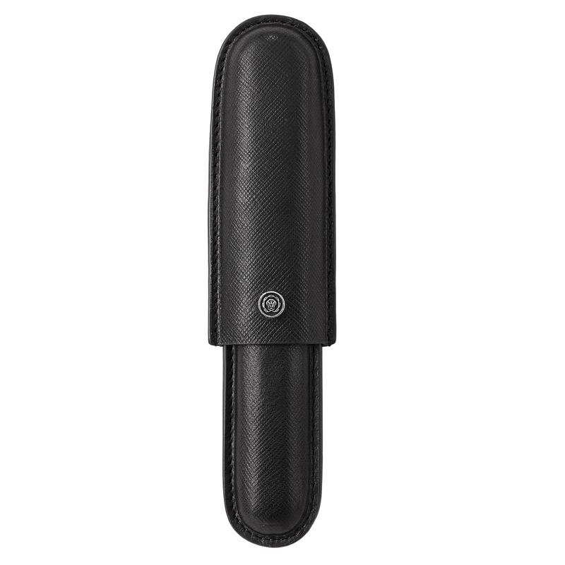 Astuccio portapenne Sigaro vera pelle Saffiano nero Cross