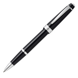 Penna roller Bailey Light punta F fusto nero/chromo Cross