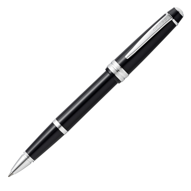 Penna roller Bailey Light punta F fusto nero/chromo Cross