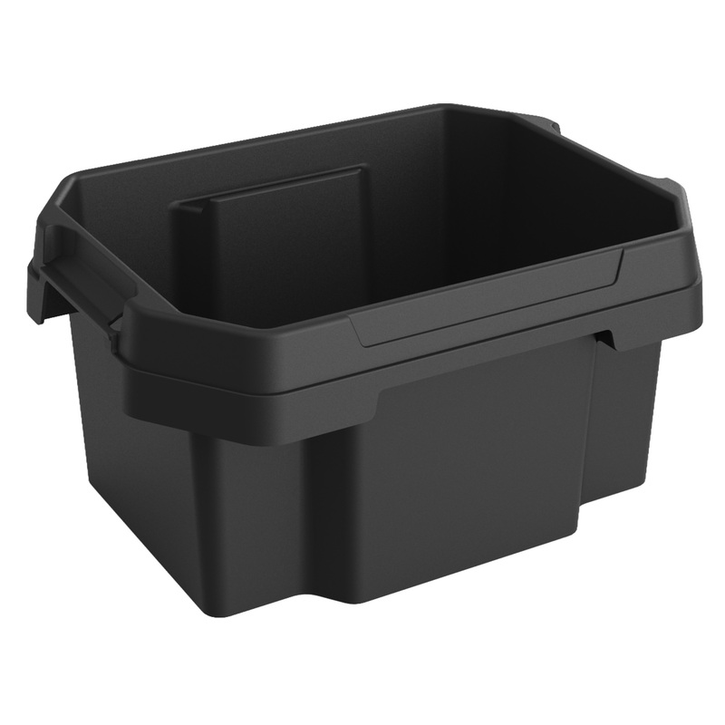 Contenitore 15L FABER BOX multiuso nero Terry
