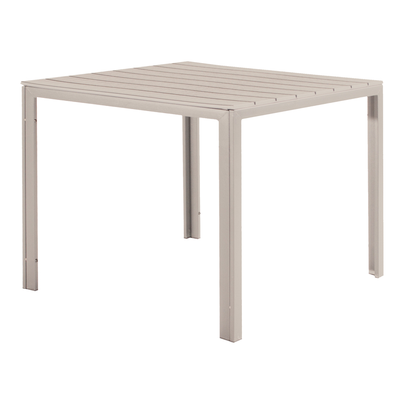 Tavolo Tenerife quadrato 78x78x74cm beige Verdelook (stagionale)