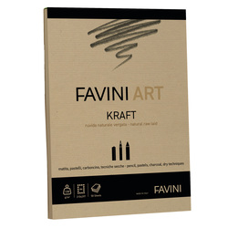 Blocco collato Kraft Favini Art 50fg 120gr A4