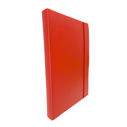 CARTELLINA PROGETTO 3 U140 ROSSO C/ELASTICO 24X35 DORSO 3