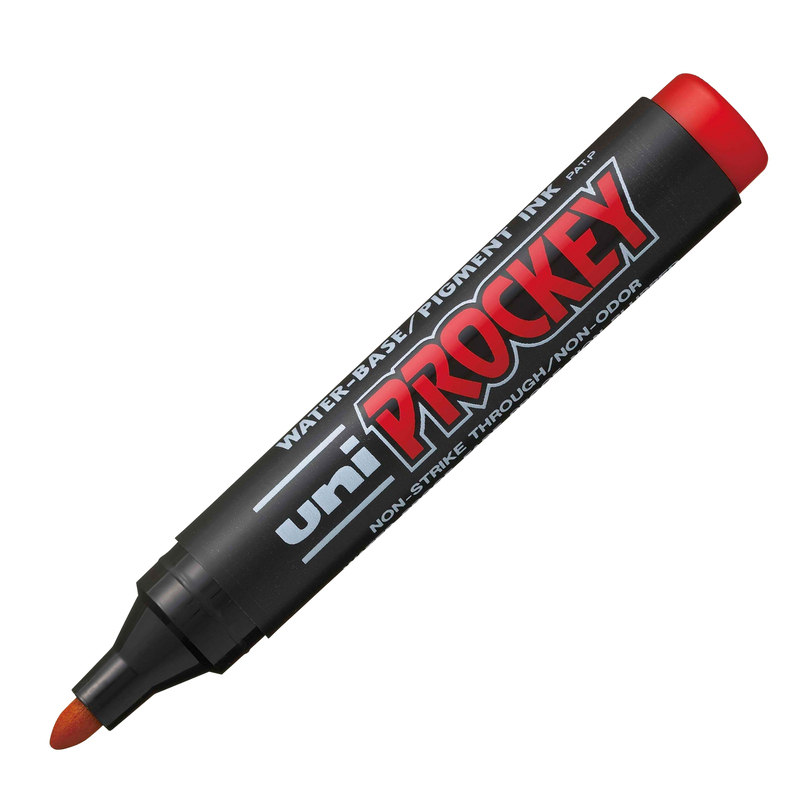Marcatore UNI PROCKEY M122 p.tonda rosso UNI MITSUBISHI