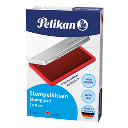 CUSCINETTO TIMBRI 7X11CM PELIKAN N.2 ROSSO