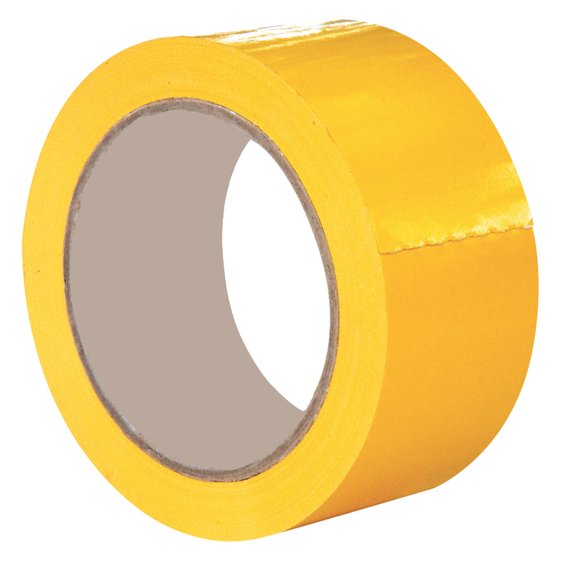Nastro adesivo 50mm x 66m Giallo PVC 350 Eurocell