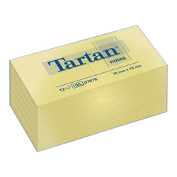 BLOCCO TARTAN 7676 GIALLO 76X76MM 100FG 63GR