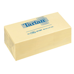 BLOCCO TARTAN 5138 GIALLO 51X38MM 100FG 63GR