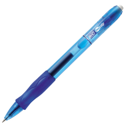Scatola 12 penna sfera scatto GELOCITY 0,7mm blu BIC
