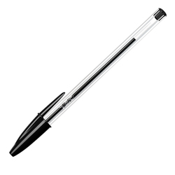 Scatola 50 penna sfera CRISTALR medio 1,0mm nero BICR