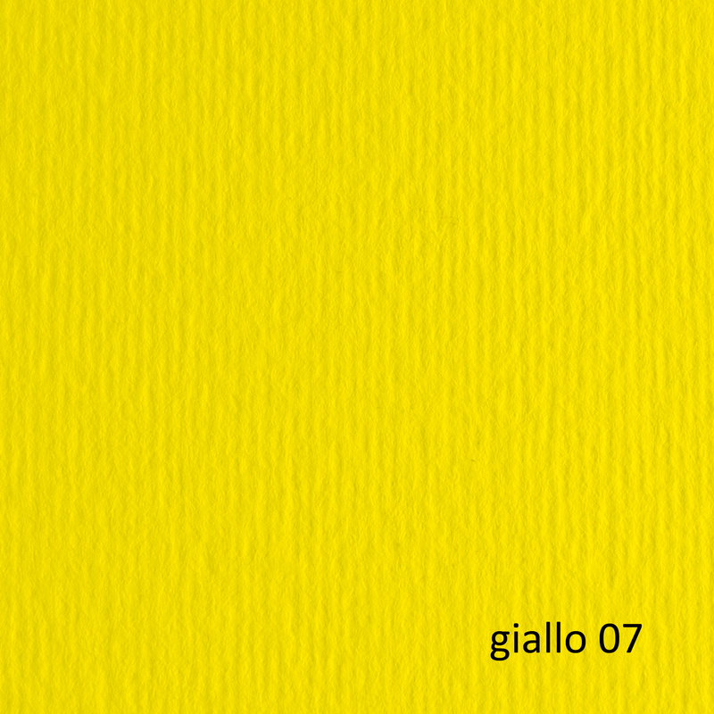 BLISTER 20FG CARTONCINO 50X70 220GR GIALLO 107 FABRIANO ELLE ERRE