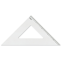 SQUADRA PROFIL ALLUMINIO 45  35CM ARDA