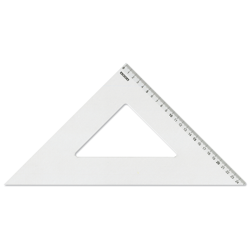 SQUADRA PROFIL ALLUMINIO 45  35CM ARDA