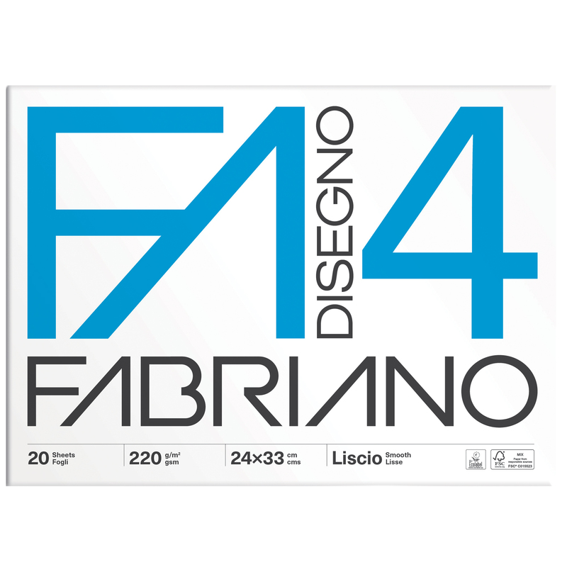 ALBUM FABRIANO4 (24X33CM) 220GR 20FG LISCIO
