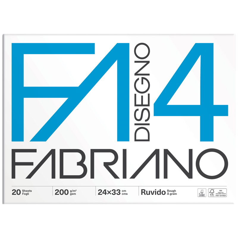 ALBUM FABRIANO4 (24X33CM) 200GR 20FG RUVIDO