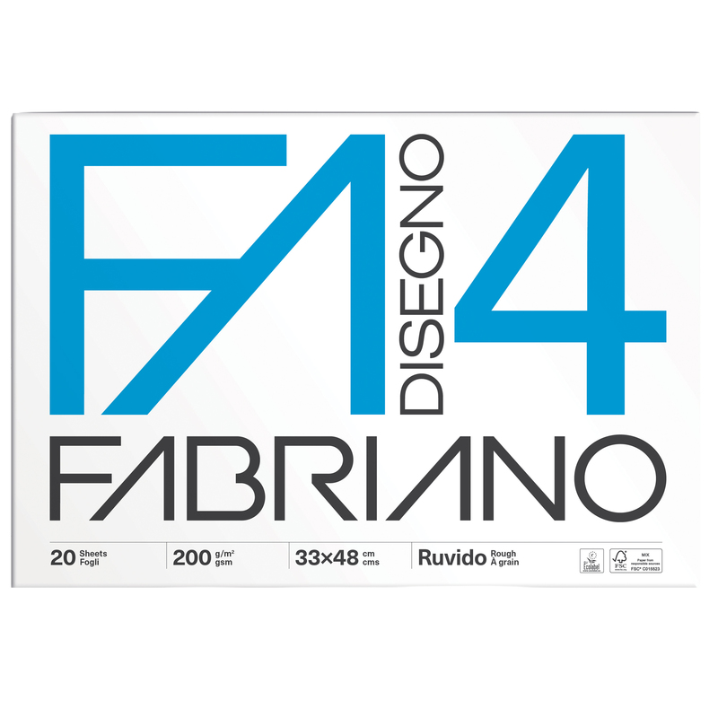 ALBUM FABRIANO4 (33X48CM) 200GR 20FG RUVIDO