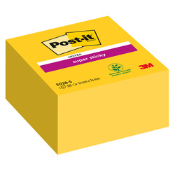 BLOCCO 350foglietti Post-itR Super Sticky 2028-S 76x76mm GIALLO ORO