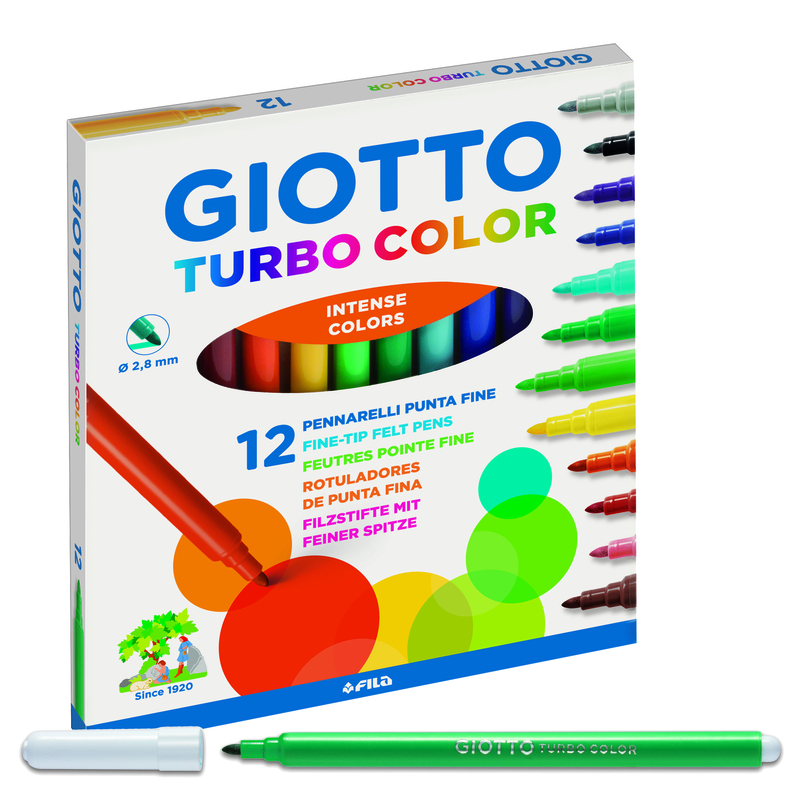 ASTUCCIO 12 PENNARELLI TURBOCOLOR GIOTTO