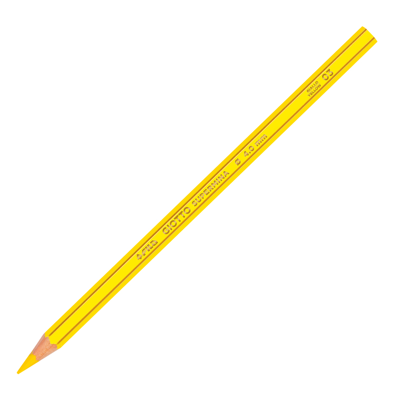 Pastello Giotto Supermina monocolore giallo 03
