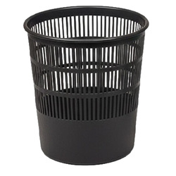 CESTINO GETTACARTE TRAFORATO 15LT NERO PS9