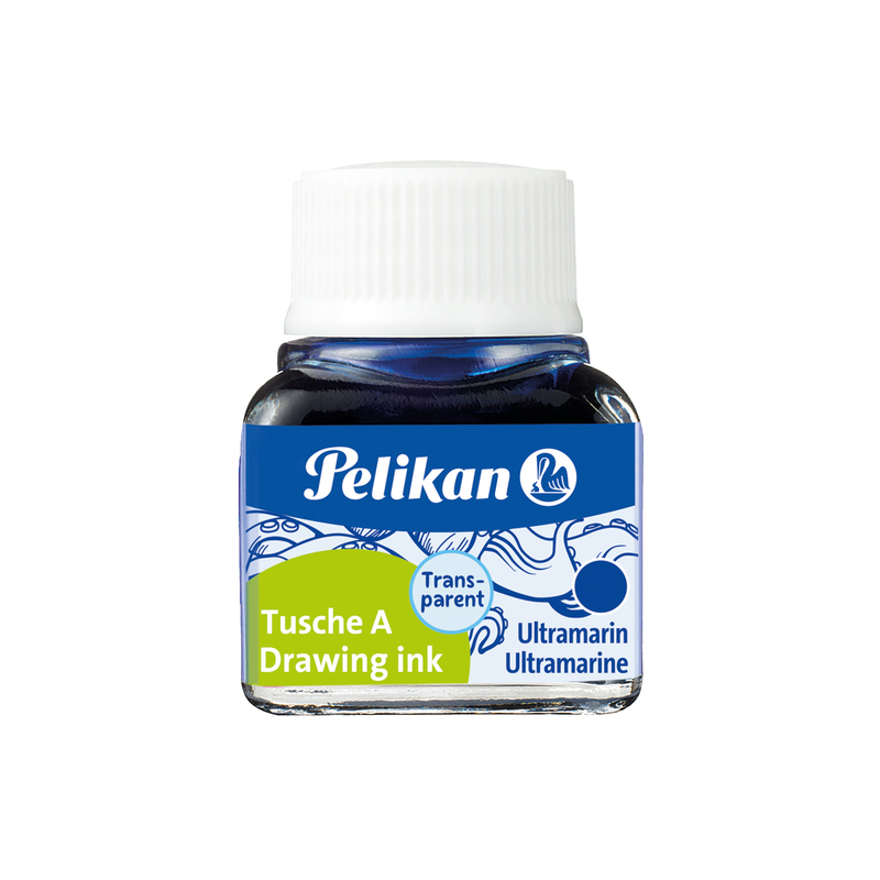 INCHIOSTRO DI CHINA 523 BLU OLTREMARE 9 10ML PELIKAN