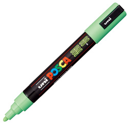 Marcatore UNI POSCA PC5M p.media 1,8-2,5mm verde chiaro UNI MITSUBISHI