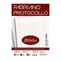 Protocollo uso bollo f.to A3 chiuso (21x29,7cm) 200fg 125gr Fabriano