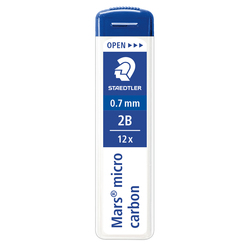 12 astucci da 12 mine 0.7mm MARSRMICRO 250 07-2B STAEDTLER