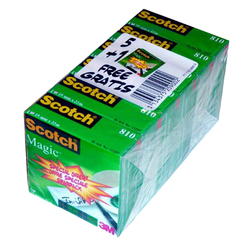 Promo pack 5+1 nastro adesivo ScotchR Magic 810 19mmx33mt permanente