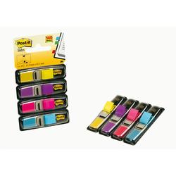 MINISET 140 SEGNAPAGINA Post-itR INDEX 683-4AB IN 4 COLORI VIVACI