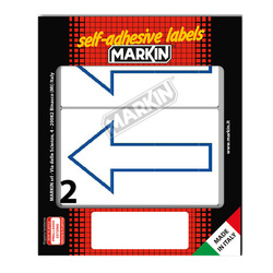 Etichetta adesiva bianca 115x70mm ALTO (10fg x 2etichette) Markin