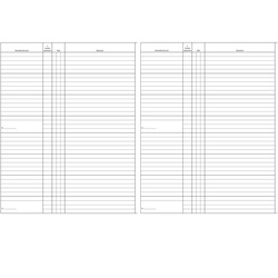 REGISTRO LIBRO SOCI SPA/SRL 31X24,5 47PAG. E2376