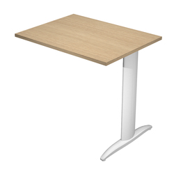 ALLUNGO REVERSIBILE DX/SX 80x60cm ROVERE gamba GRIGIO ALLUMINIO EASY