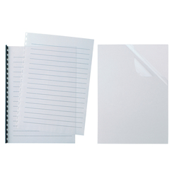 Busta 6 portaetichette PPL adesive trasparenti 55x150mm 10340S Djois