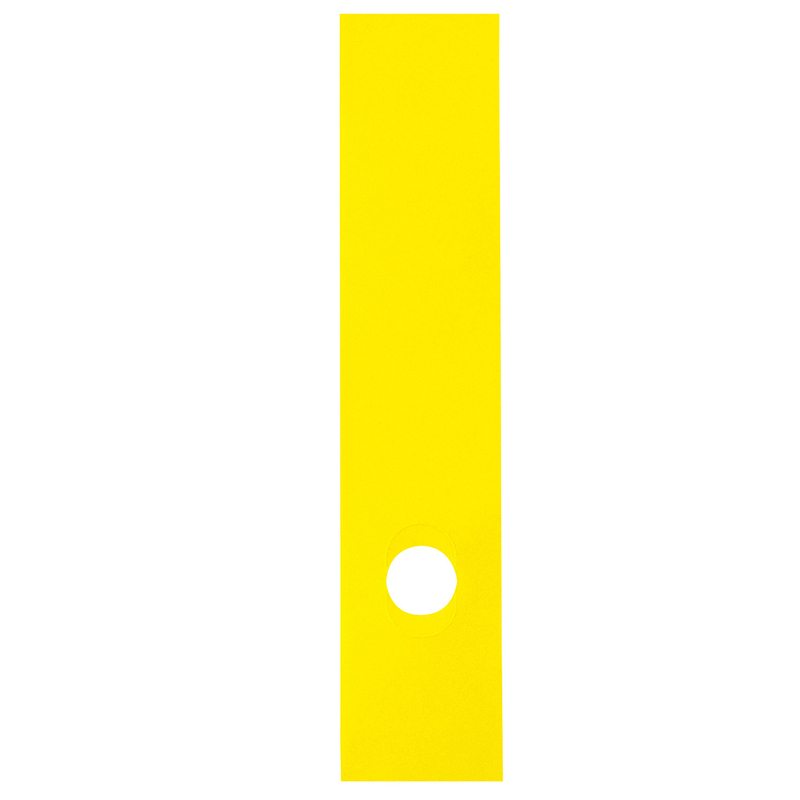 Busta 10 copridorso CDR-P PVC adesivi giallo 7x34,5cm SEI ROTA